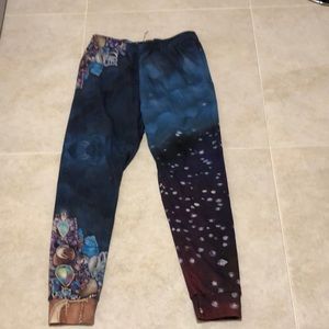 Celestial Goddess joggers. From the Lindsay Rapp collection.